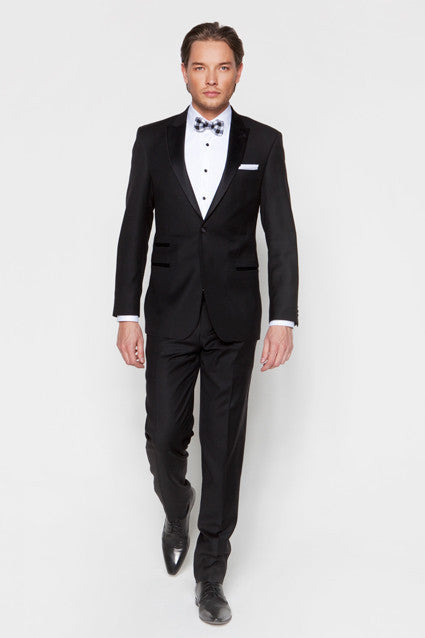 Jett Peak Satin Dinner Jacket & Tango Trouser